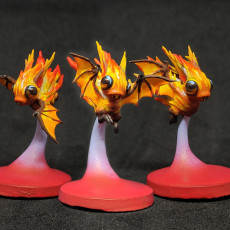 Picture of print of Fire Scamps - 3 versions [Pre-supported]