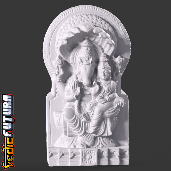 Hayagreeva with Goddess Lakshmi image