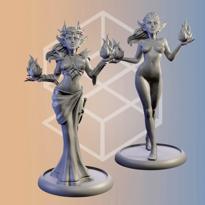 Morwen-Female Fantasy Elves I + NUDE