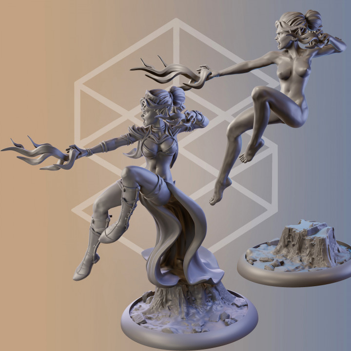 Elentari-Female Fantasy Elves I + NUDE