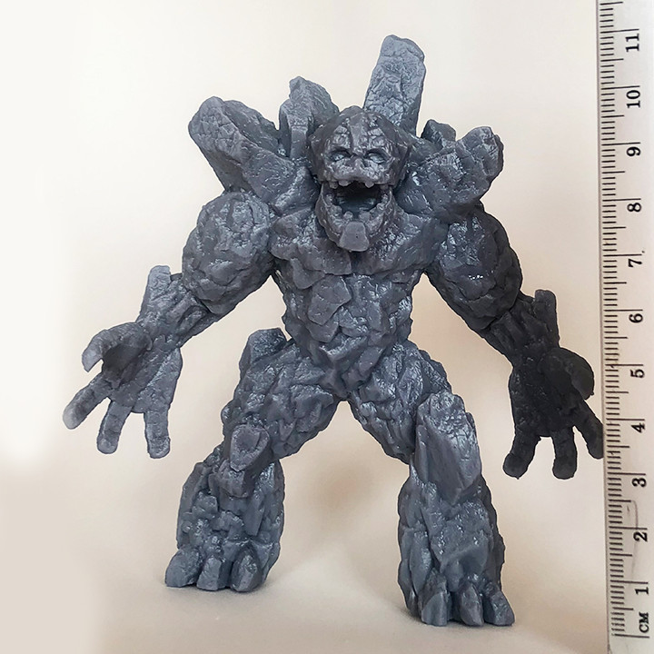 3D Printable Stone Golem 1 by ARTMARKEVYCH