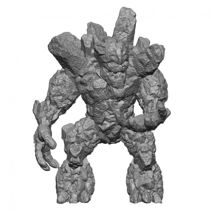 Stone Golem watching someone small