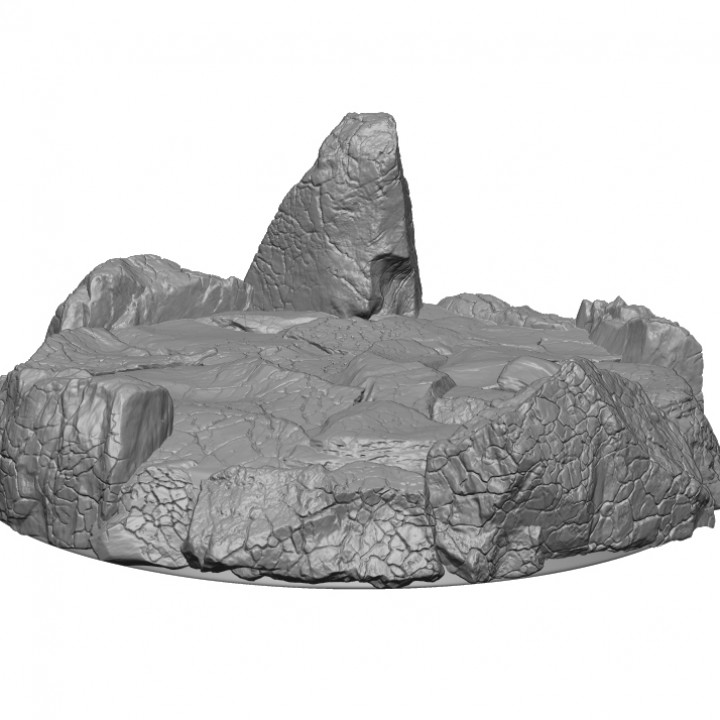 3D Printable Stone Golem head by ARTMARKEVYCH