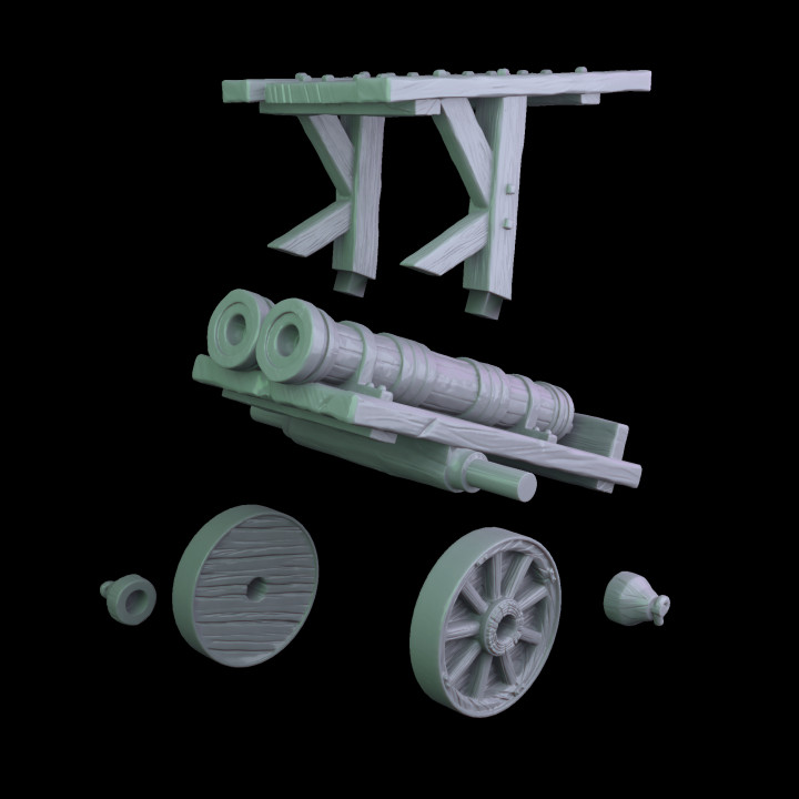 Double Lashed Barrels  (Medieval Artillery) image
