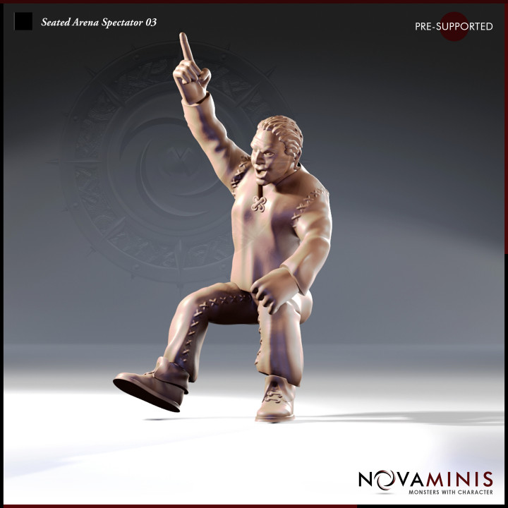 Seated Arena Spectator 03