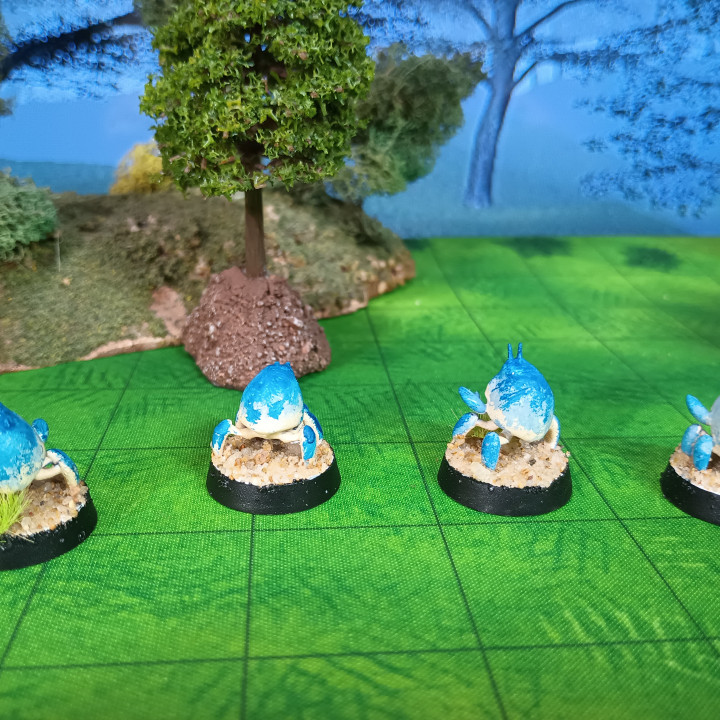 3D Printable Various Crab Poses from Final Fantasy XI - Fan Art by Jeremy