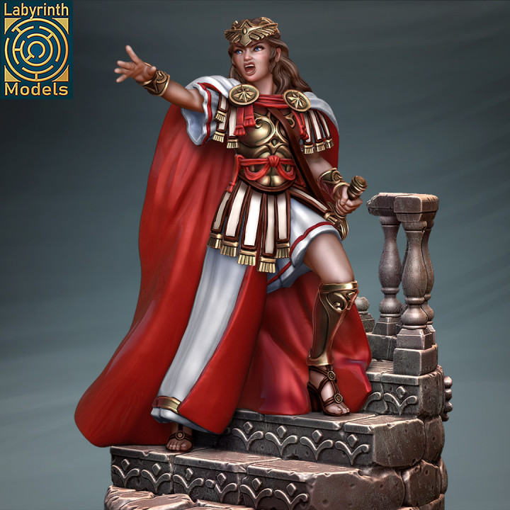 3D Printable Imperatrix Aurelia - 32mm scale by Labyrinth Models