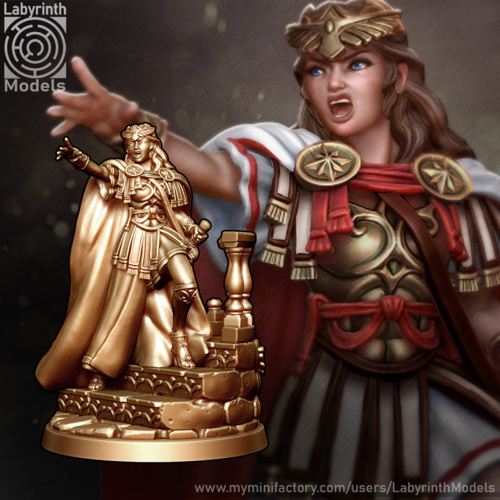 3D Printable Imperatrix Aurelia - 32mm scale by Labyrinth Models