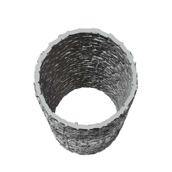 Cobblestone Pattern - Thin Texture Roller (Low Resin Cost) - 4.5 Inches Tall image