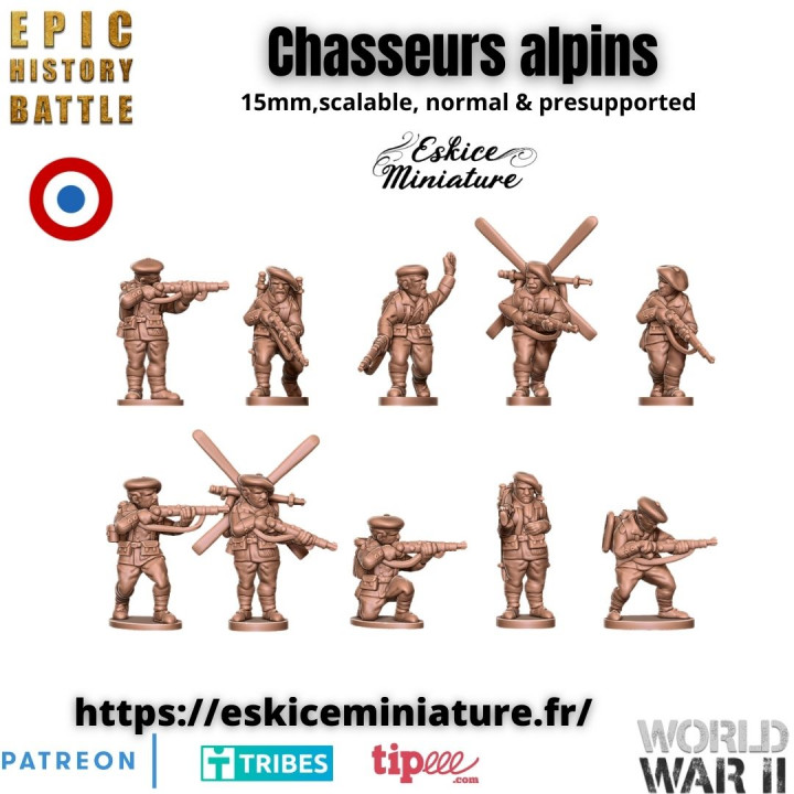 Chasseurs alpins - 15mm for EHB image
