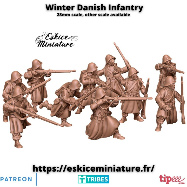 Winter Danish Infantry - 28mm