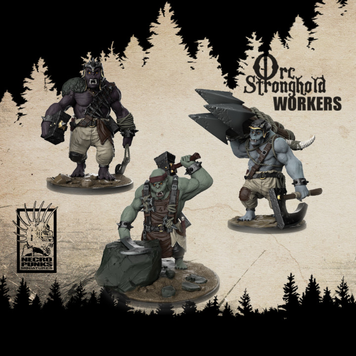 Orc Workers - Orc Stronghold - BUNDLE#15