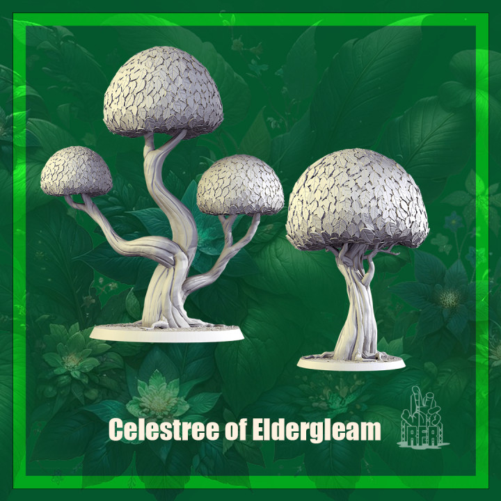 Celestree set - Tabletop scatter miniature (Pre-Supported)