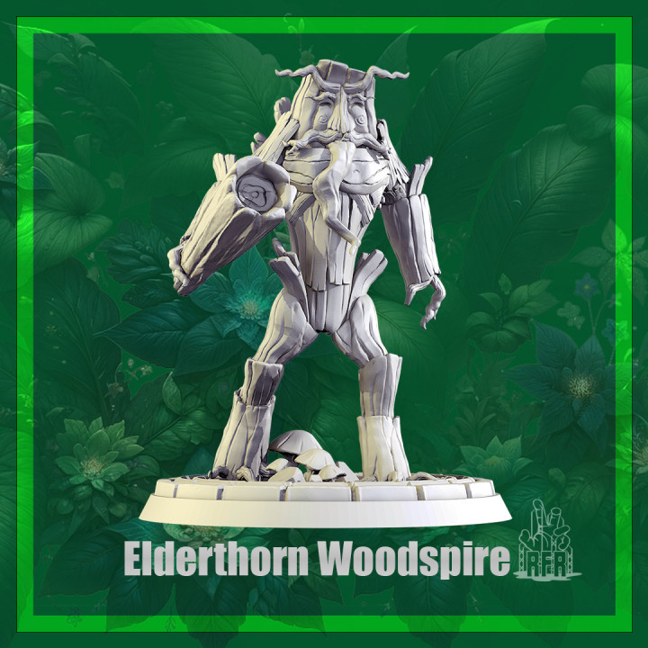 Elderthorn Woodspire - Tabletop miniature (Pre-Supported) image