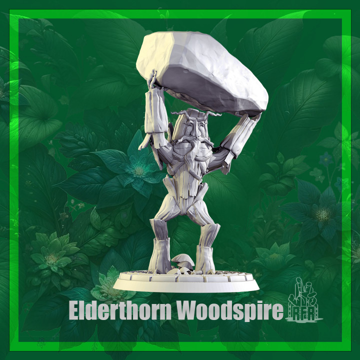 Elderthorn Woodspire - Tabletop miniature (Pre-Supported) image