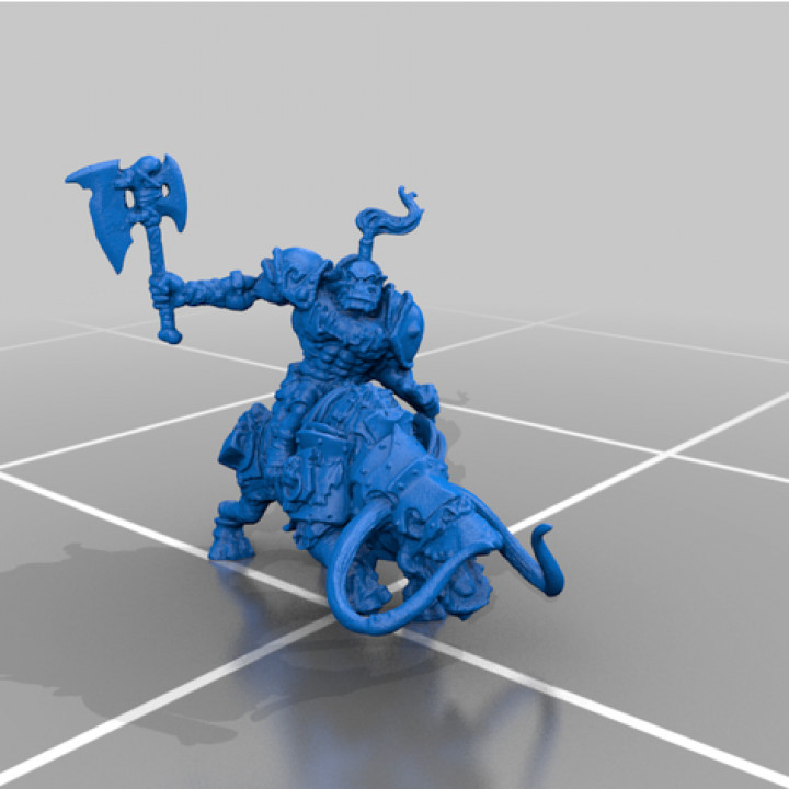 Orc sur monture