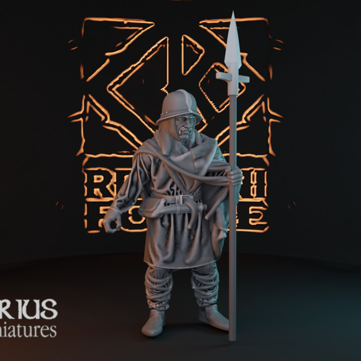Frankish Warrior - Carolingian - 02 - Aquarius Miniatures image