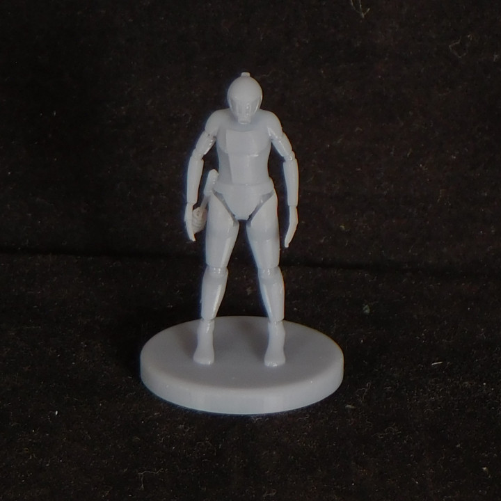 Science Fiction Sentry Bot One Miniature