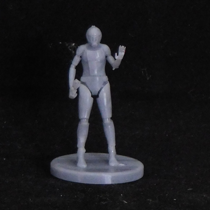 Science Fiction Sentry Bot Two Miniature image