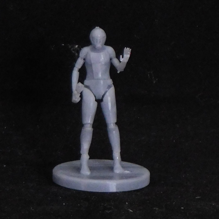 Science Fiction Sentry Bot Two Miniature