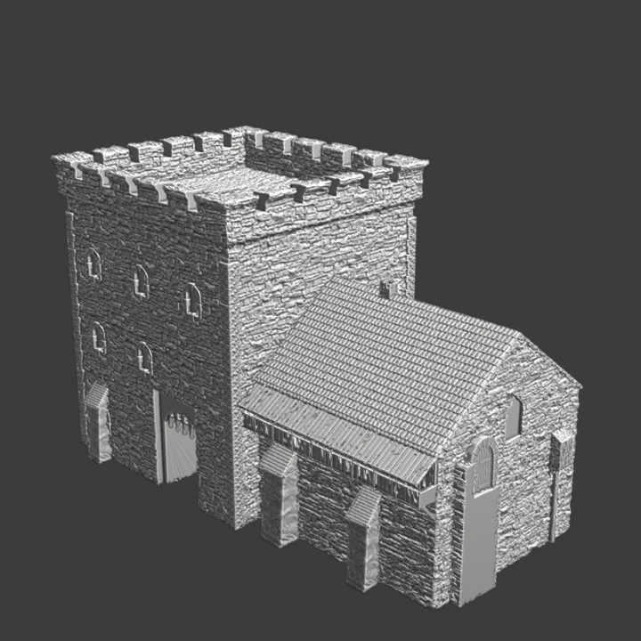 Medieval Modular Castle - Large Gate Module image