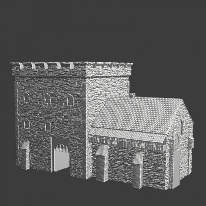 Medieval Modular Castle - Large Gate Module image