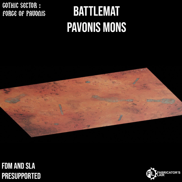 Battlemat - Pavonis Mons's Cover
