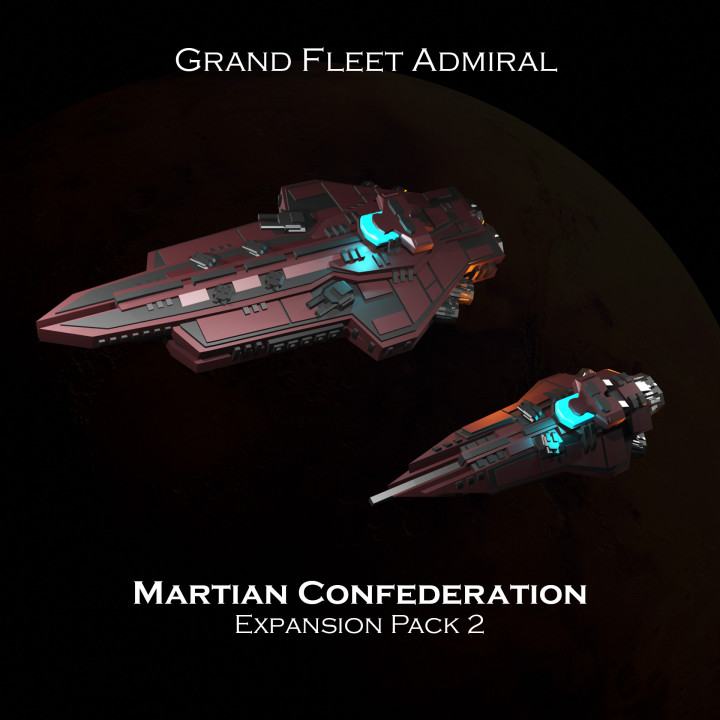 SCI-FI Ships Expansion Pack 2 - Martian Confederation - Presupported