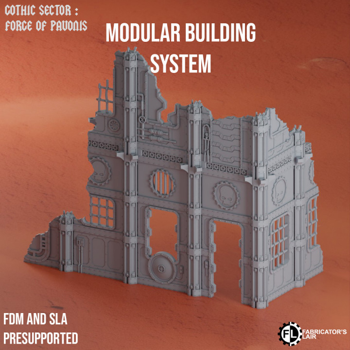 Modular Building System - Grimdark Industrial's Cover