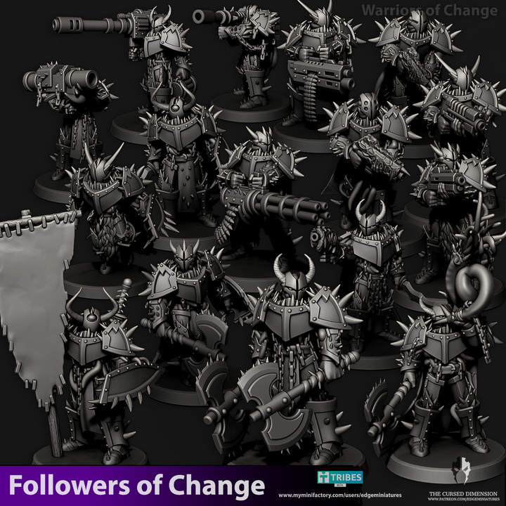 Warriors of Change - Followers of Change - 28mm