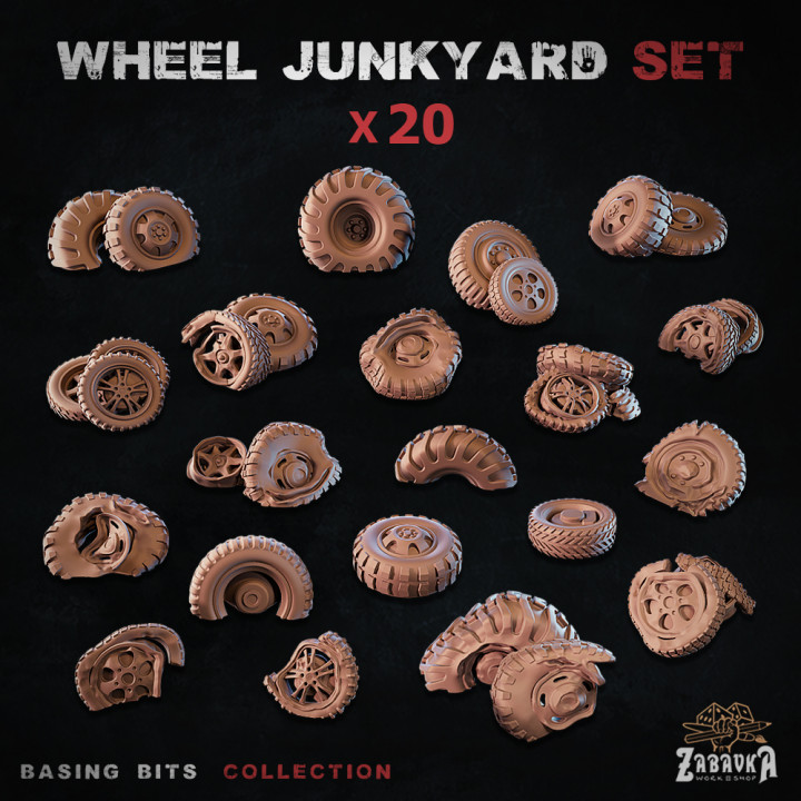 Wheel Junkyard - Basing Bits