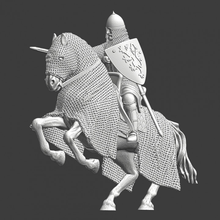 Medieval Kievan-Rus Heavy cavalry with sword image