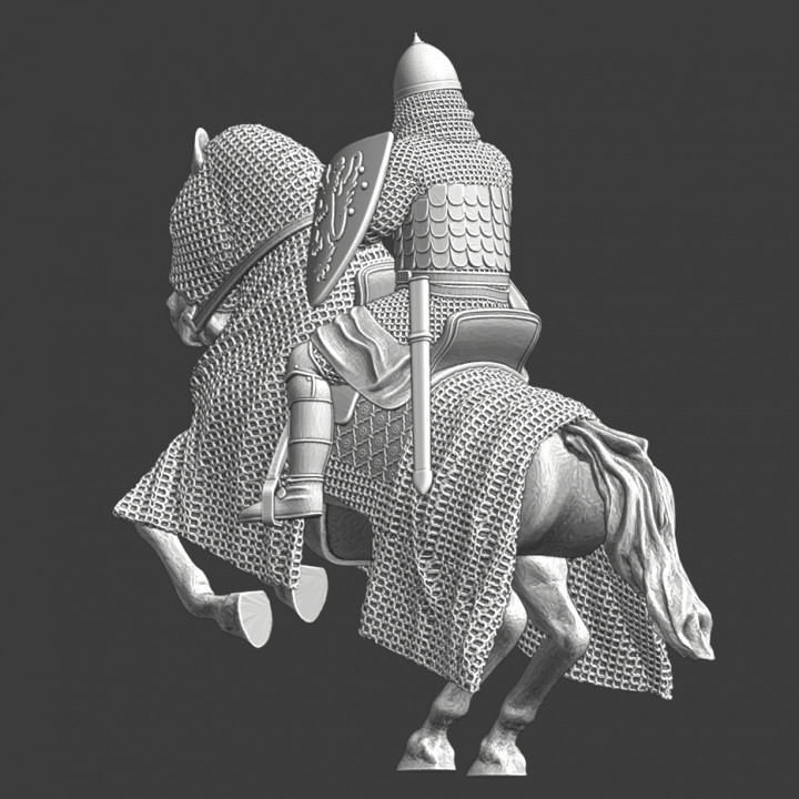 Medieval Kievan-Rus Heavy cavalry with sword image