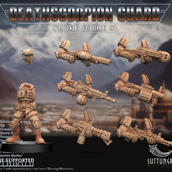 Deathscorpion Guard Battle Group - Pre-Supported image