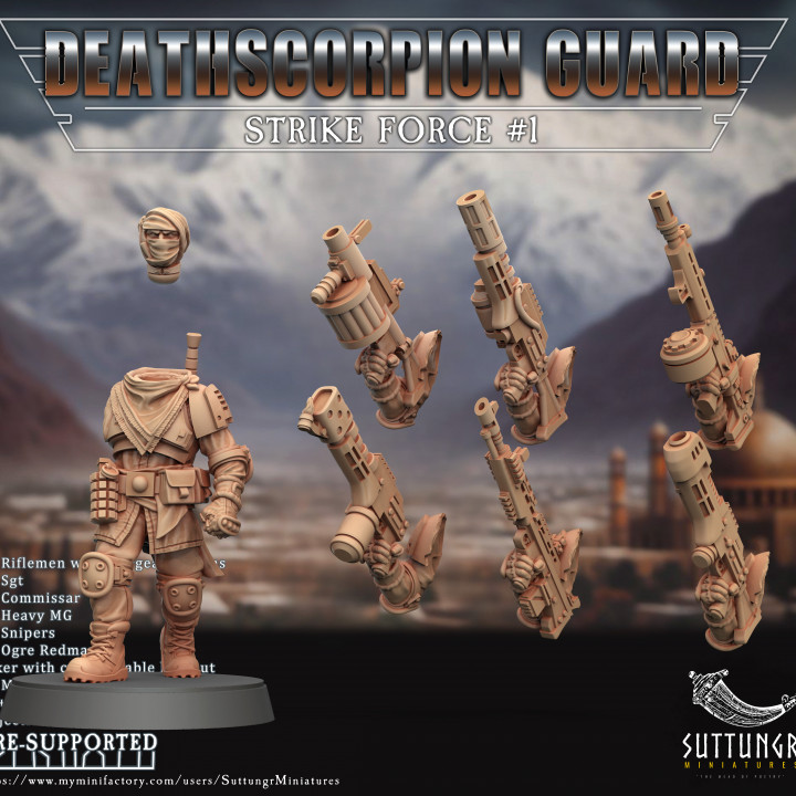 Deathscorpion Guard Battle Group - Pre-Supported image