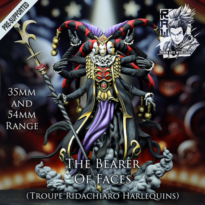 The Bearer Of Faces - Harlequin Monster image