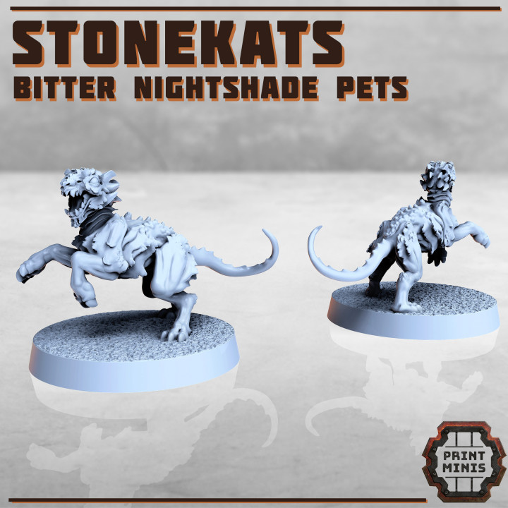 Stonekats x3 - Bitter Nightshade Pets image