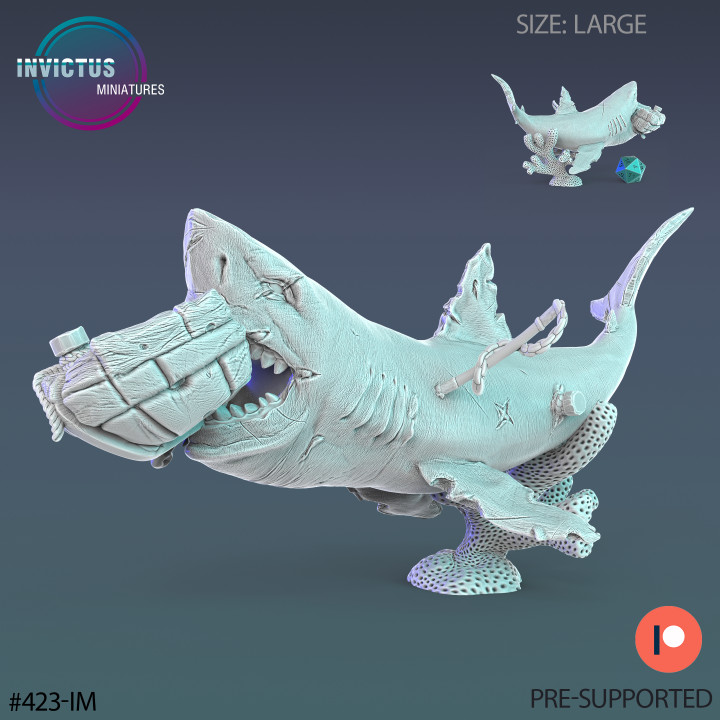 Jaw Shark Catching / Underwater Creature / Water Predator / Evil Swimmer / Ancient Beast / Sea & Ocean Encounter