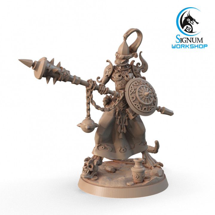 Ophidian Knight with Great Mace