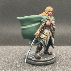 Picture of print of Elena, the Shieldmaiden (2 Versions)
