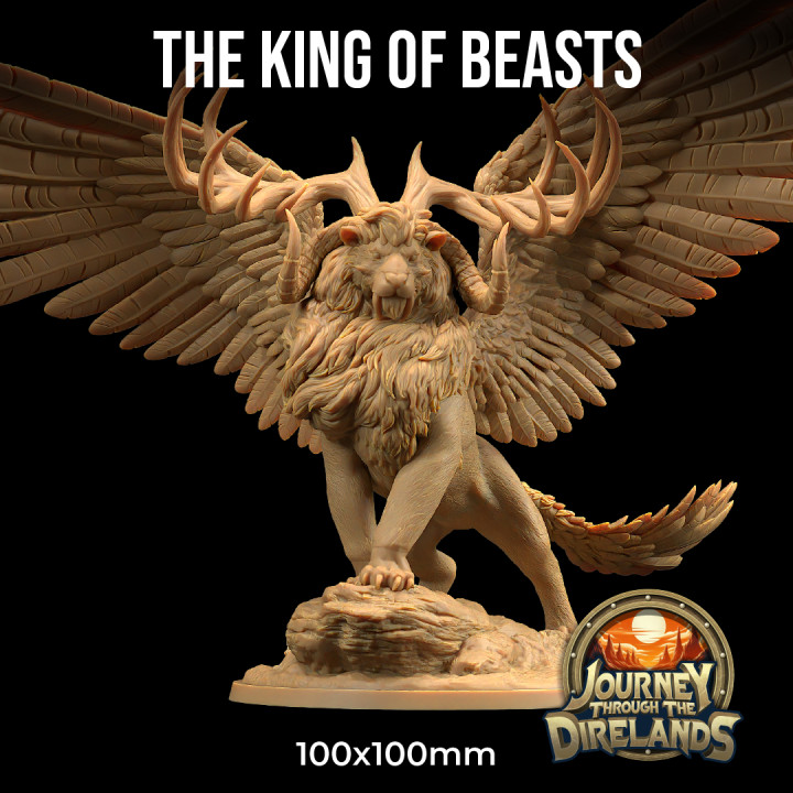 The King of Beasts | PRESUPPORTED | Journey Through The Direlands image