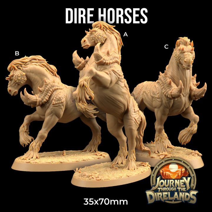 Dire Horses | PRESUPPORTED | Journey Through The Direlands image