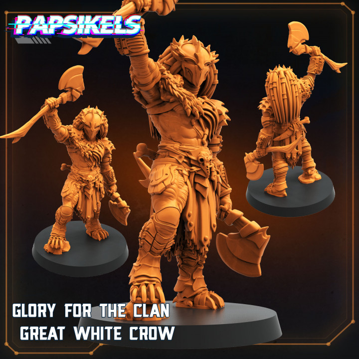 GLORY FOR THE CLAN GREAT WHITE_CROW image