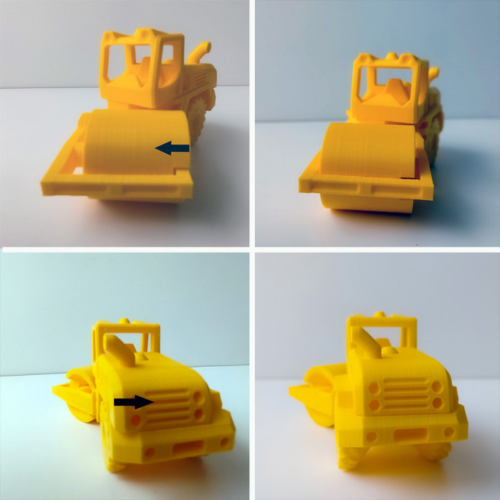 Road roller - print in place image