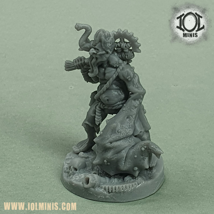 3D Printable Slapchop the Mutant by Imitation of Life Miniatures