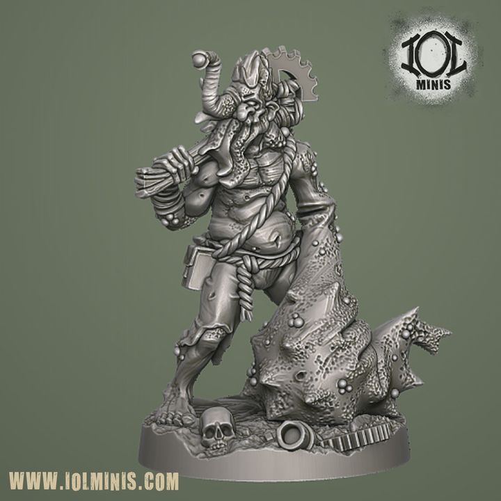 3D Printable Slapchop the Mutant by Imitation of Life Miniatures