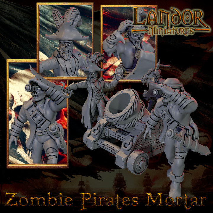 Zombie Pirates Mortar