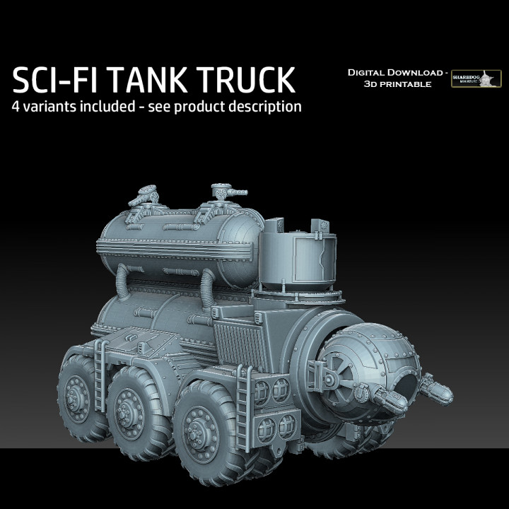 Sci-Fi Tank Truck