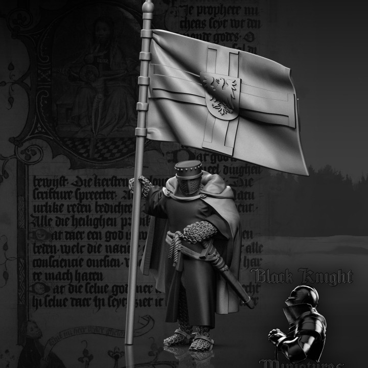 13th century - Teutonic Knights on foot - Command Group image