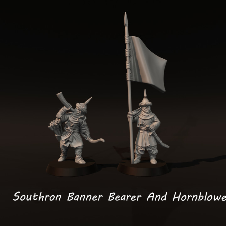 Southron Banner Bearer and Hornblower image